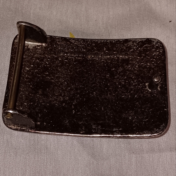 Bed Stu Belt Buckle Vintage Leather Metal Cowboy Western - Picture 2 of 3